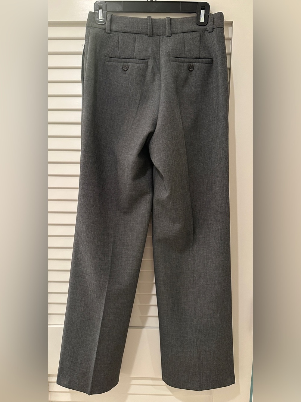 Aritzia Babaton Agency Pant Heather Charcoal Gray Size 4 NWOT - Picture 5 of 11
